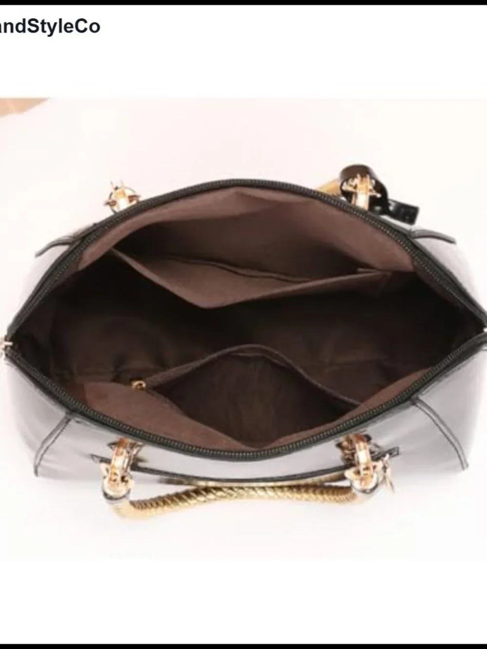 Patent Vegan Leather Satchel Purse Crossbody Shoulder Bag Shiny Handbag